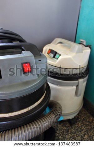 Vacuum cleaner used in car care.
