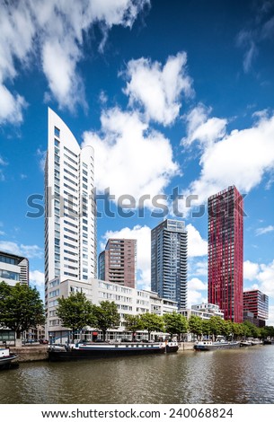 Rotterdam port city, Netherlands