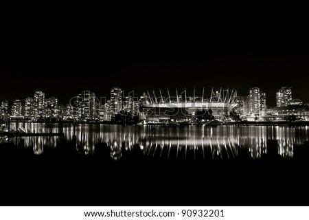 Vancouver Night Skyline