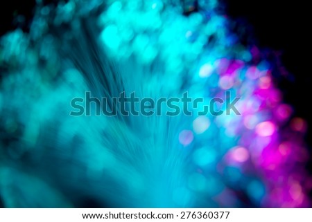 Abstract Light painting, Warm tone on black background -  long exposure time lapse and technique and blurred picture style