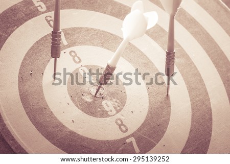 Dart is an opportunity and Dartboard is the target and goal. So both of that represent a challenge - Business concept