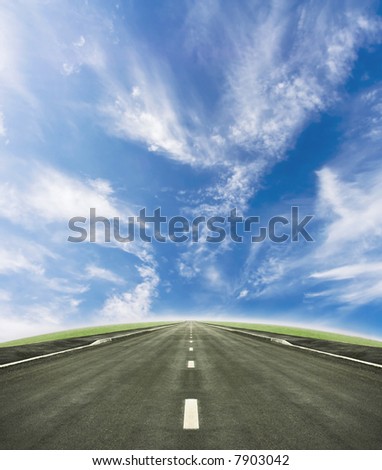 road into horizon