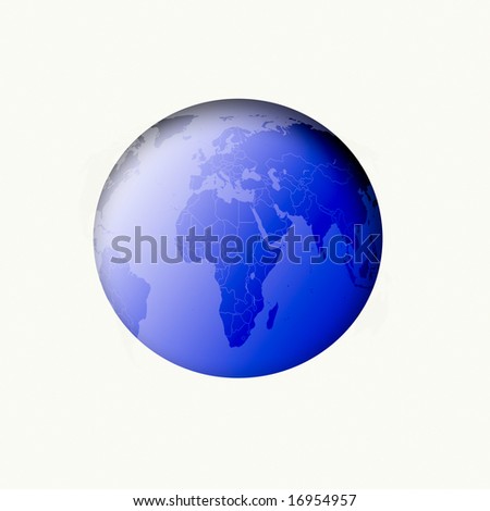 earth globe map. stock photo : earth globe map illustration symbol