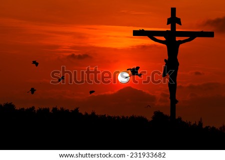 Jesus on cross.