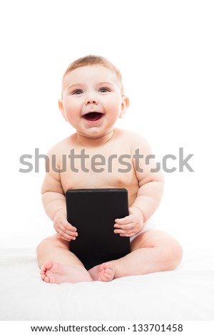 development of the baby plays withÃ?Â?Ã?Â  Tablet PC