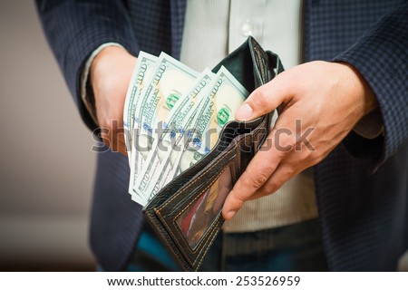 money in the wallet