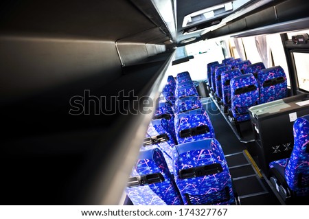 bus interior luggage space