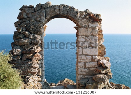 Door to the infinity, Kaliakra Cape, Black sea
