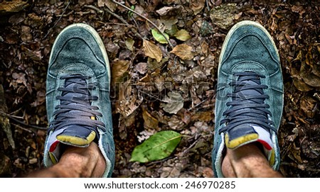 Feet in nature