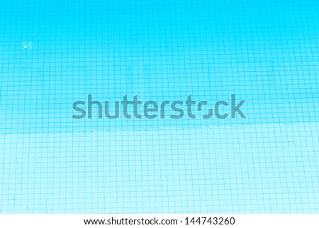 Swimming pool top view as background