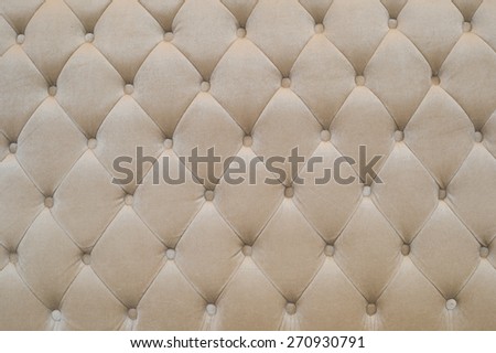 Leather sofa background.