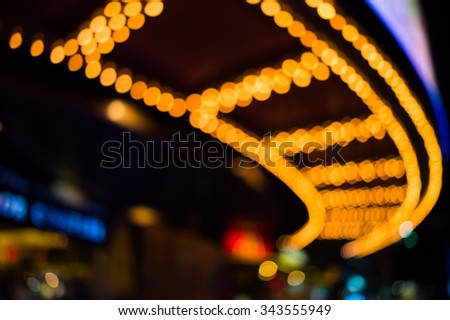 Boken theater marquee lights