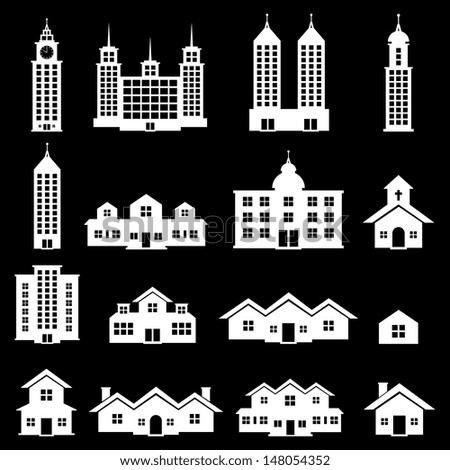 Building set White Building set White
