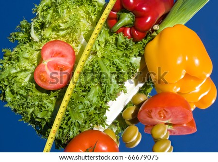 Food - Vegetables - Healthy eating concept - Fresh mixed vegetables.