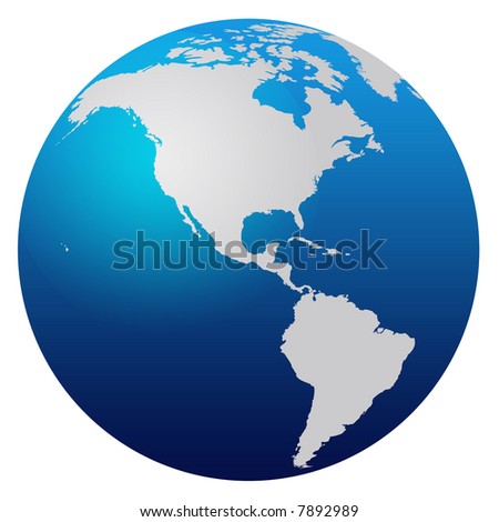 world map globe. Blue world map globe icon