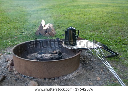 Cook out campfire