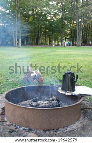 Cook out campfire