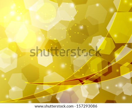 Sparkling golden abstract background