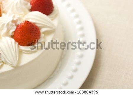 Strawberry fancy cake