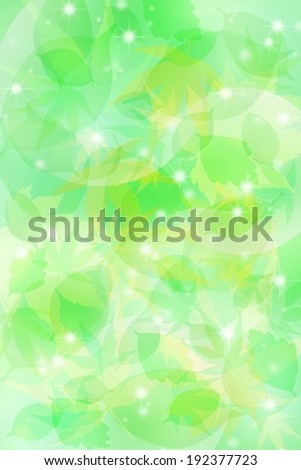 A background of different shades of green leaves.