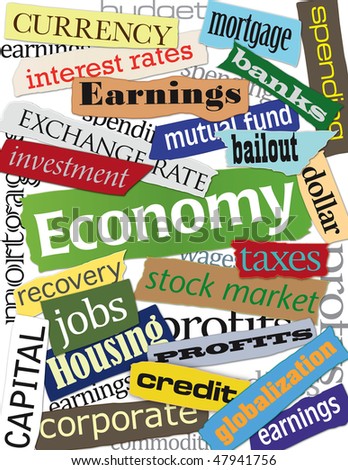 Economic headlines including banking, the housing market and stock sectors.