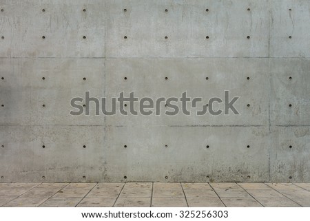 Concrete Wall and Cement Floor for Copy Space