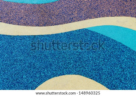 Texture of color rubber floor on playground. ( Ethylene Propylene Diene Monomer EPDM)