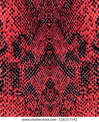 Red reptile skin pattern