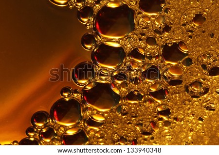 Jewelry gold bubble