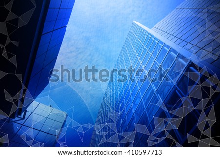 smart building and mesh network, abstract image visual