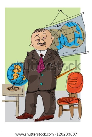 teacher - cartoon