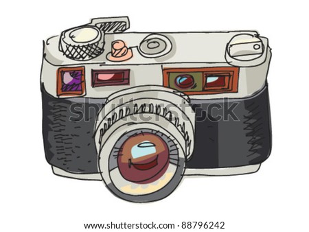 photo camera - cartoon