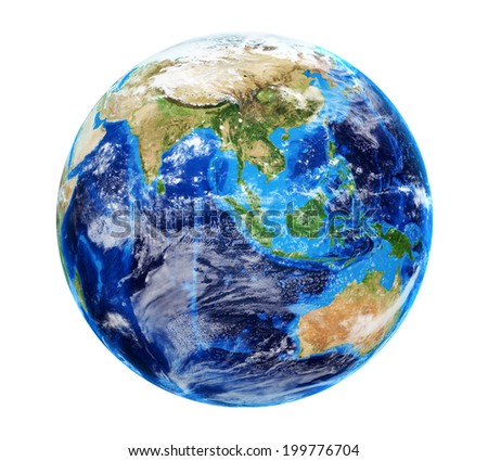 Planet Earth with Clouds Planet Earth with Clouds
