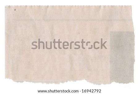 stock photo : Newspaper clipping for background.