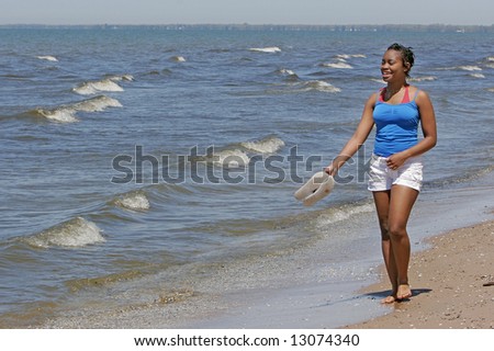 Girl Near Beach