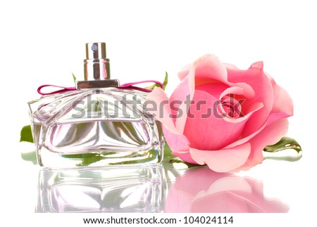 Pink Rose Bottle