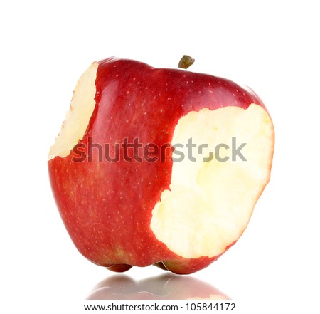 Red Bitten Apple