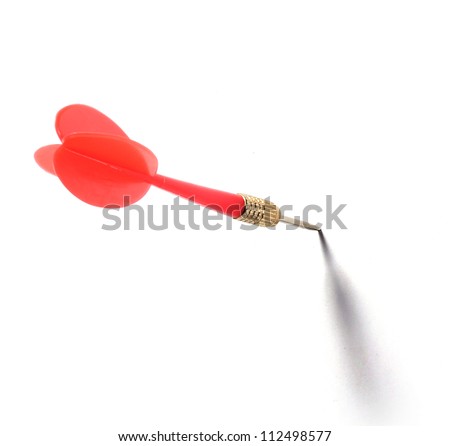 dart isolated on white