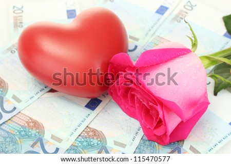Concept of love and money