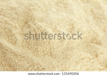 Powdered milk for baby close-up