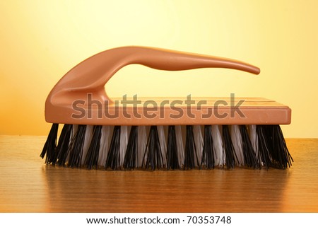 Cleaning brush isolated on white