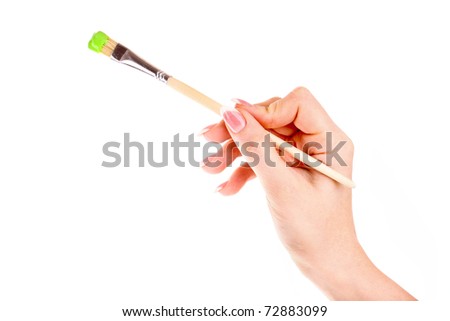 Paint Brush Hand