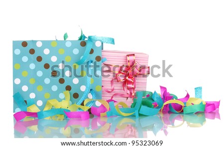كًٍوًٍلًٍيًٍكًٍشًٍنًٍ رًٍهًٍيًٍبًٍ Stock-photo-colorful-gift-bags-and-gifts-with-serpentine-isolated-on-white-95323069