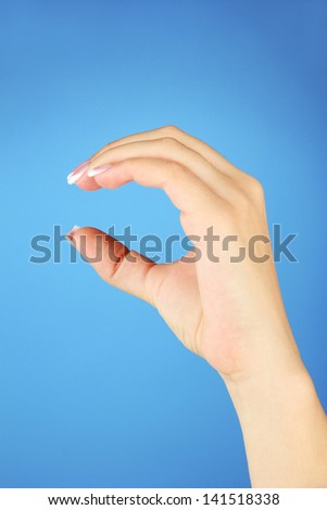 Finger Spelling the Alphabet in American Sign Language (ASL). Letter C