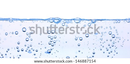 Water Wave Isolated On White