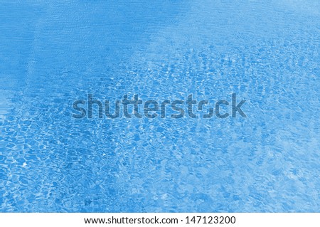 Swimming pool water