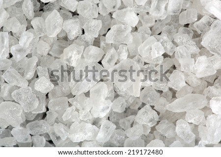 White salt texture