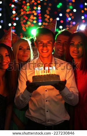 Birthday party in club