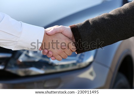 Man buying car