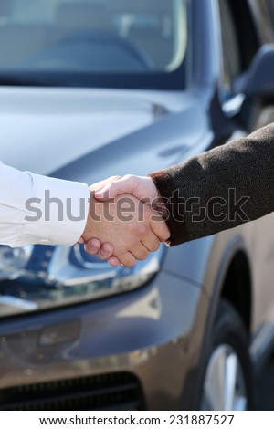 Man buying car